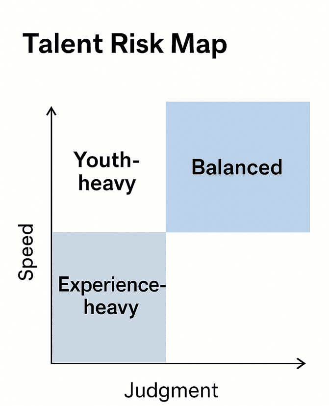 age-inclusive talent strategy-Talent Risk Map